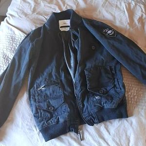 Black jeans coat